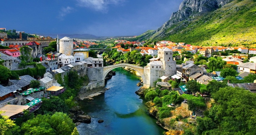 The new Mostar Bridge